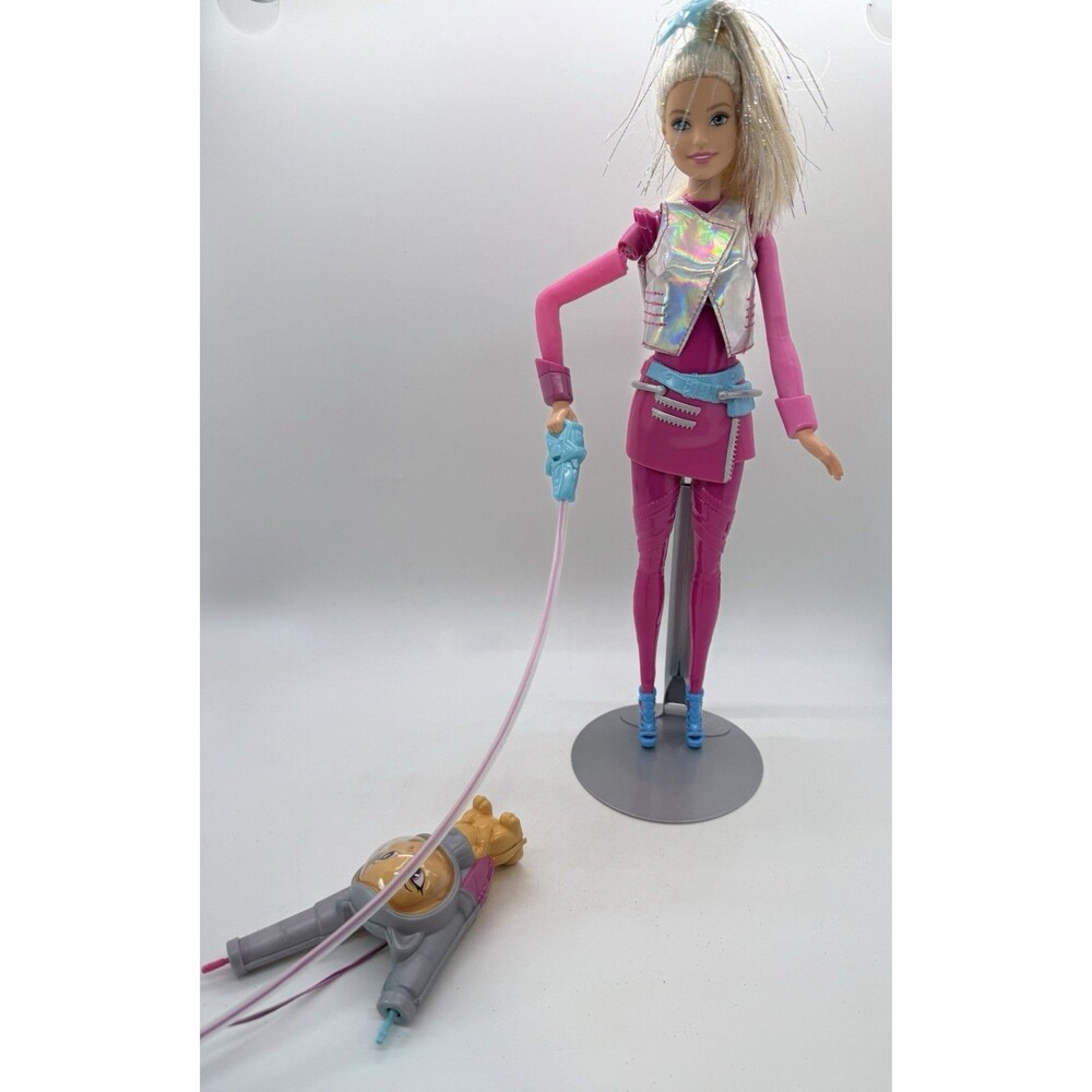 Barbie Doll and Hover Cat"  Toy Tested Galaxy Barbie Doll DWD24 Read Description